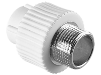 Муфта TEBO PP-R комбинированная 90х3", НР, под ключ