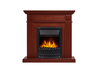 Портал Firelight Bianco Classic шпон красное дерево