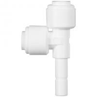 WA-SRT0404, Фиттинг тройной 1/4 TUBE--1/4 STEM-1/4 TUBE, угловой JOHN GUEST