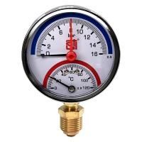 Термоманометр радиальный STI ∅80 120°C 16 bar УП (G½")