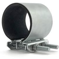 Хомут ремонтный оцинкованный КРАБ 133-146 (5") 150 мм.