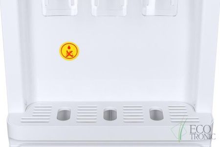 Кулер Ecotronic K43-LXE white-silver