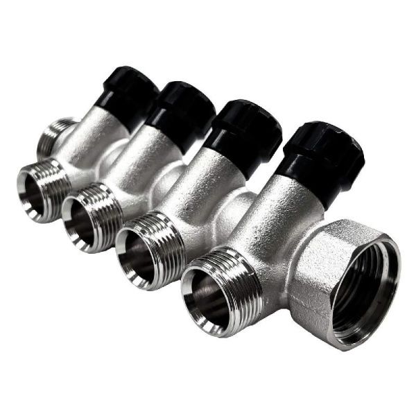 Коллектор регулирующий STI ГШ 1" (НР 3/4"х4 вых.)