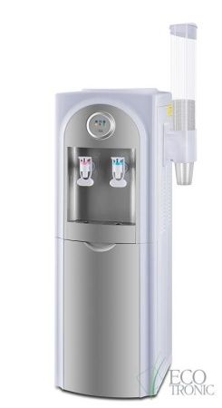 Кулер Ecotronic C21-L white-silver