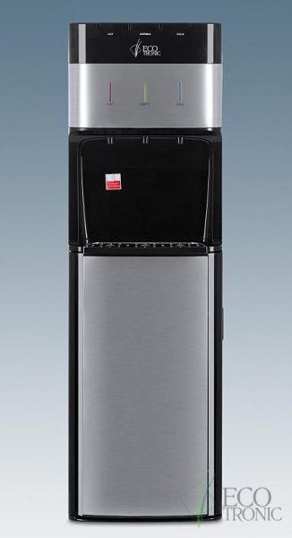 Кулер с нижней загрузкой бутыли Ecotronic M30-LXE black+SS front