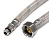 Гибкая подводка для смесителя (нейлон + ПВХ) 1/2"хМ10 0,8м пара