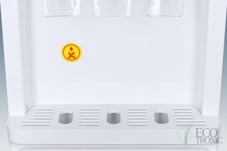 Кулер Ecotronic K43-LXE white-silver
