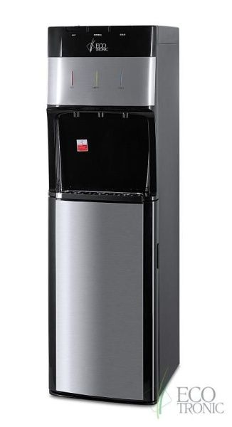 Кулер с нижней загрузкой бутыли Ecotronic M30-LXE black+SS front