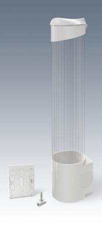 Держатель для стаканов Ecotronic Classic (шурупы) мод.001 белый