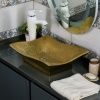 Накладная раковина melana mln-7459sj (золото)