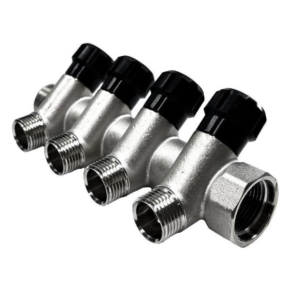 Коллектор регулирующий STI ГШ 3/4" (НР 1/2"х4 вых.)
