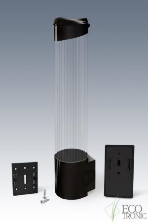 Держатель для стаканов Ecotronic (супер магнит+шурупы) мод.001 черный