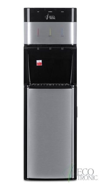 Кулер с нижней загрузкой бутыли Ecotronic M30-LXE black+SS front