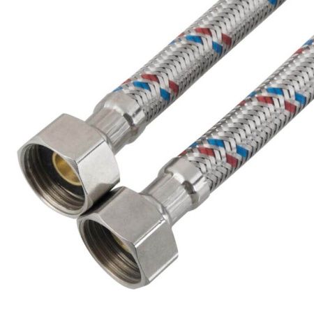 Гибкая подводка для воды (нерж. сталь) ГГ 1/2" 2,5м