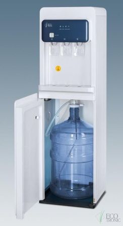 Кулер Ecotronic K43-LXE white-blue